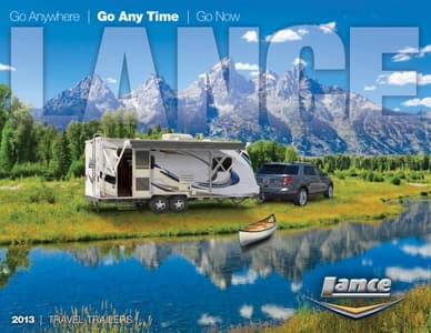 2013 Lance Travel Trailers Brochure page 1