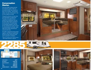 2013 Lance Travel Trailers Brochure page 12