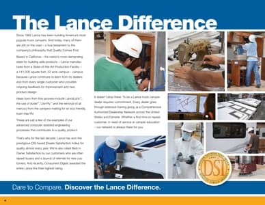 2013 Lance Truck Campers Brochure page 4
