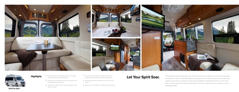 2013 Leisure Travel Vans Free Spirit Brochure page 3