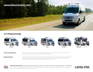 2013 Leisure Travel Vans Free Spirit Brochure page 5