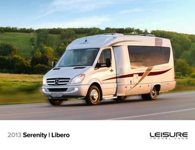 2013 Leisure Travel Vans Serenity Libero Brochure page 1