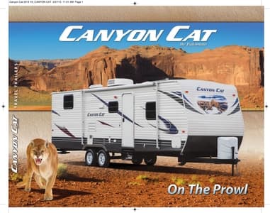2013 Palomino Canyon Cat Brochure page 1