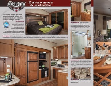 2013 Palomino Sabre Fifth Wheels French Brochure page 2