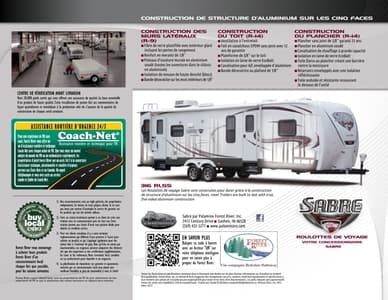 2013 Palomino Sabre French Brochure page 8