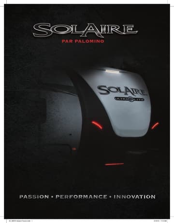 2013 Palomino Solaire French Brochure