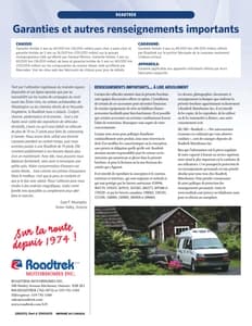 2013 Roadtrek Full Line French Brochure page 36