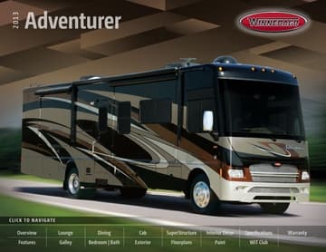 2013 Winnebago Adventurer Brochure