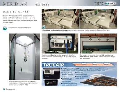 2013 Winnebago Meridian Brochure page 3