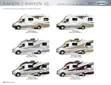 2013 Winnebago Navion Brochure page 20