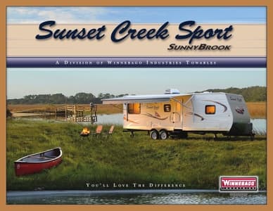 2013 Winnebago Sunset Creek Brochure page 1