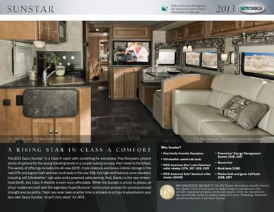 2013 Winnebago Sunstar Brochure page 2