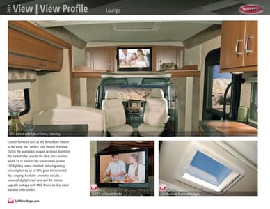 2013 Winnebago View Brochure page 4