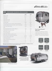 2014 Airstream Eddie Bauer Travel Trailer Brochure page 3