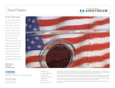 2014 Airstream Travel Trailers Brochure page 32
