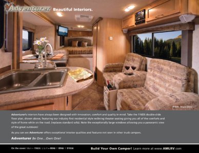 2014 ALP Adventurer Truck Campers Brochure page 2