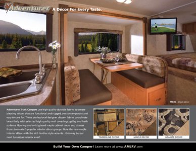 2014 ALP Adventurer Truck Campers Brochure page 4