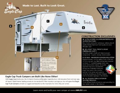 2014 ALP Eagle Cap Truck Campers Brochure page 4