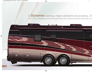 2014 Dynamax Grand Sport Ultra Brochure page 2