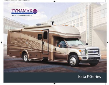 2014 Dynamax Isata F Series Brochure page 1