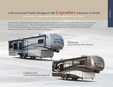 2014 Dynamax Trilogy Brochure page 3