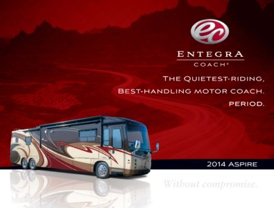 2014 Entegra Coach Aspire Brochure page 1