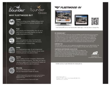 2014 Fleetwood Bounder Classic Brochure page 12