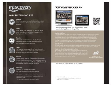 2014 Fleetwood Discovery Brochure page 8