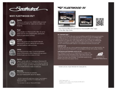 2014 Fleetwood Southwind Brochure page 8