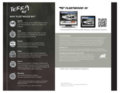 2014 Fleetwood Terra Se Brochure page 8