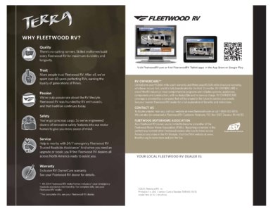 2014 Fleetwood Terra Brochure page 8
