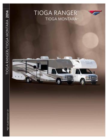 2014 Fleetwood Tioga Montara Brochure