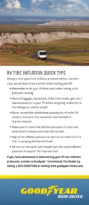 2014 Goodyear RV Tire Maintenance And Inflation Tips page 9