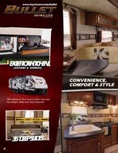 2014 Keystone RV Bullet Eastern Edition Brochure page 2