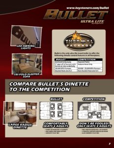 2014 Keystone RV Bullet Western Edition Brochure page 7