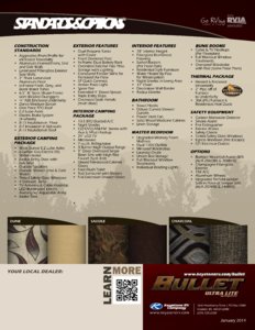 2014 Keystone RV Bullet Western Edition Brochure page 12