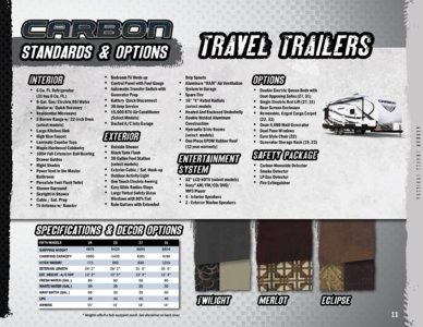 2014 Keystone RV Carbon Brochure page 11