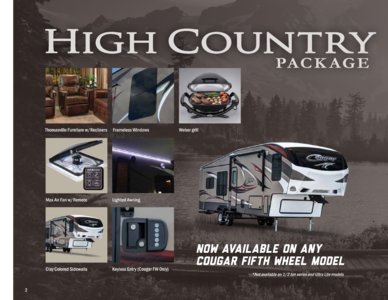 2014 Keystone RV Cougar Half Ton Brochure page 2