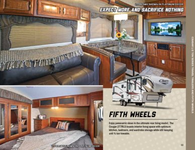 2014 Keystone RV Cougar Half Ton Brochure page 13