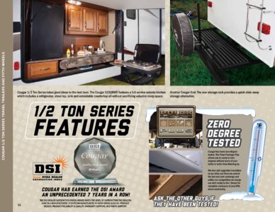 2014 Keystone RV Cougar Half Ton Brochure page 14