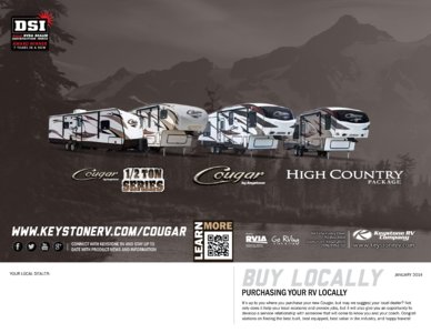 2014 Keystone RV Cougar Western Edition Brochure page 20