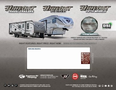 2014 Keystone RV Hideout Eastern Edition Brochure page 24