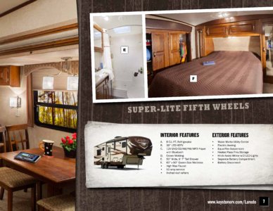 2014 Keystone RV Laredo Brochure page 7