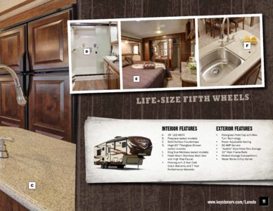 2014 Keystone RV Laredo Brochure page 11