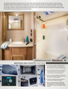 2014 Keystone RV Montana High Country Brochure page 9