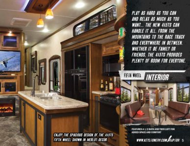 2014 Keystone RV Raptor Brochure page 5