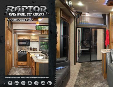 2014 Keystone RV Raptor Brochure page 6