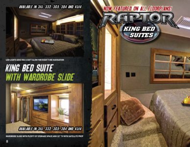 2014 Keystone RV Raptor Brochure page 8