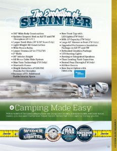 2014 Keystone RV Sprinter Brochure page 19