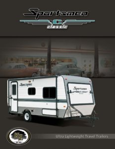 2014 KZ RV Sportsmen Classic Brochure page 1